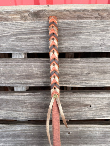 Leather Laced Barrel Reins
