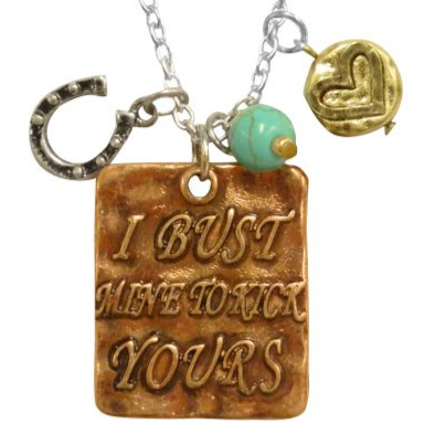 "I Bust Mine" Necklace