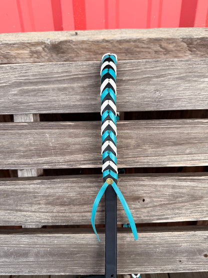 Leather Laced Barrel Reins