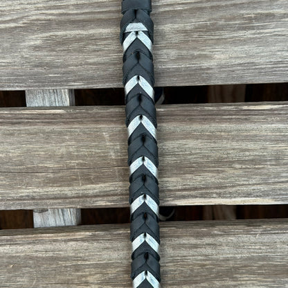 Leather Laced Barrel Reins