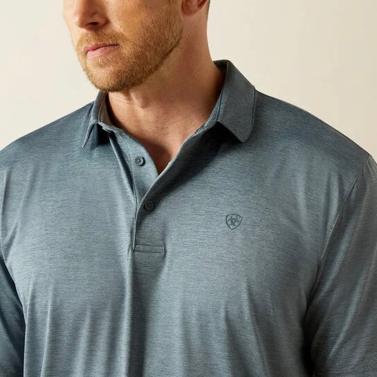 Blue Charger Polo | Ariat Mens