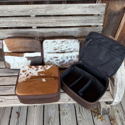 Cowhide Cosmetic Bag