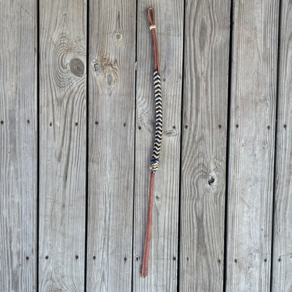 Leather Paracord Braided Quirt