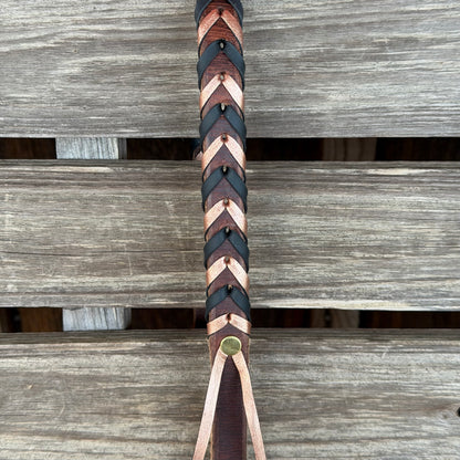 Leather Laced Barrel Reins