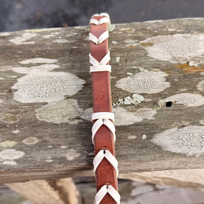 Leather Laced Barrel Reins