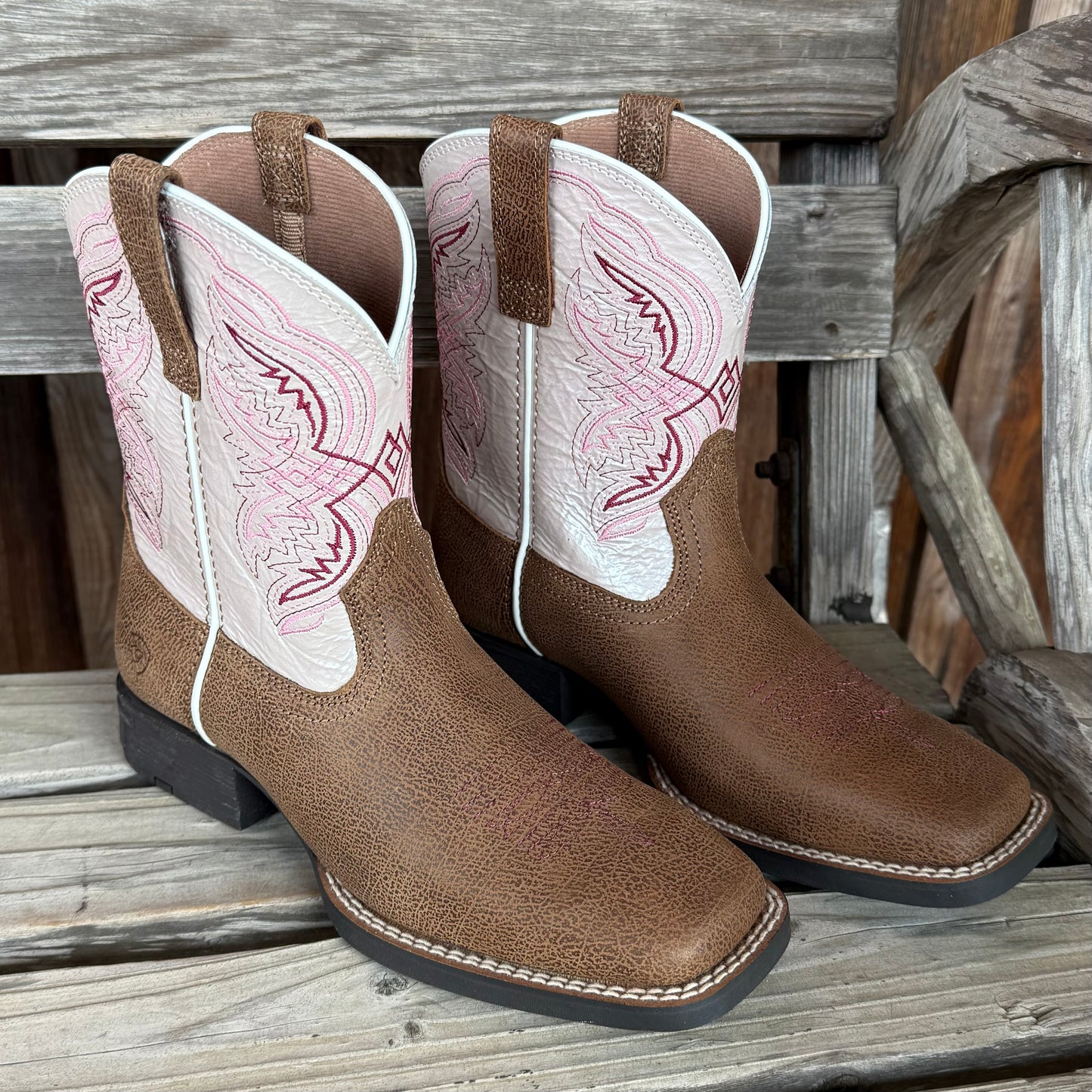 Pink Double Kicker | Ariat Kids