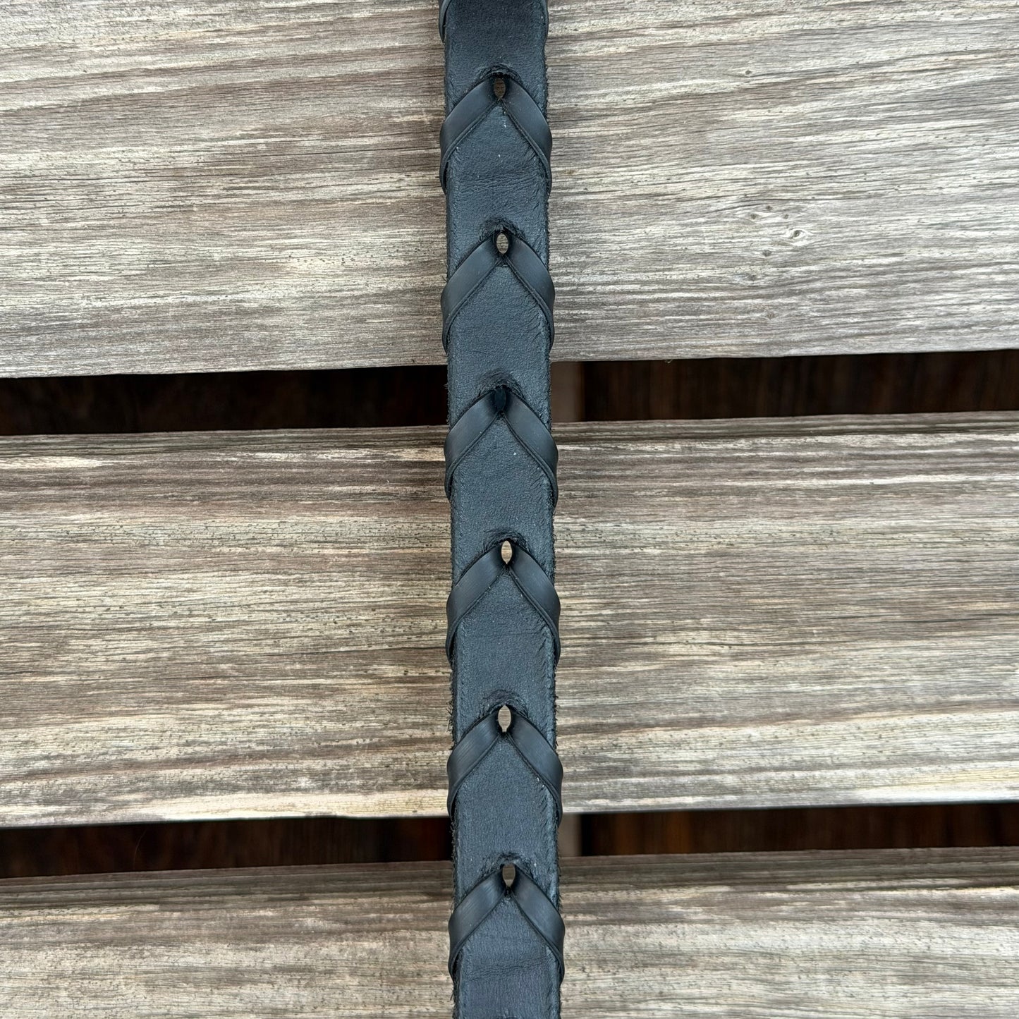 Leather Laced Barrel Reins