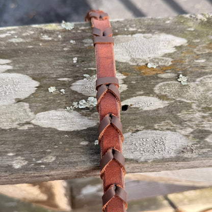 Leather Laced Barrel Reins