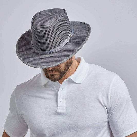 Grey Mesh American Hat Makers