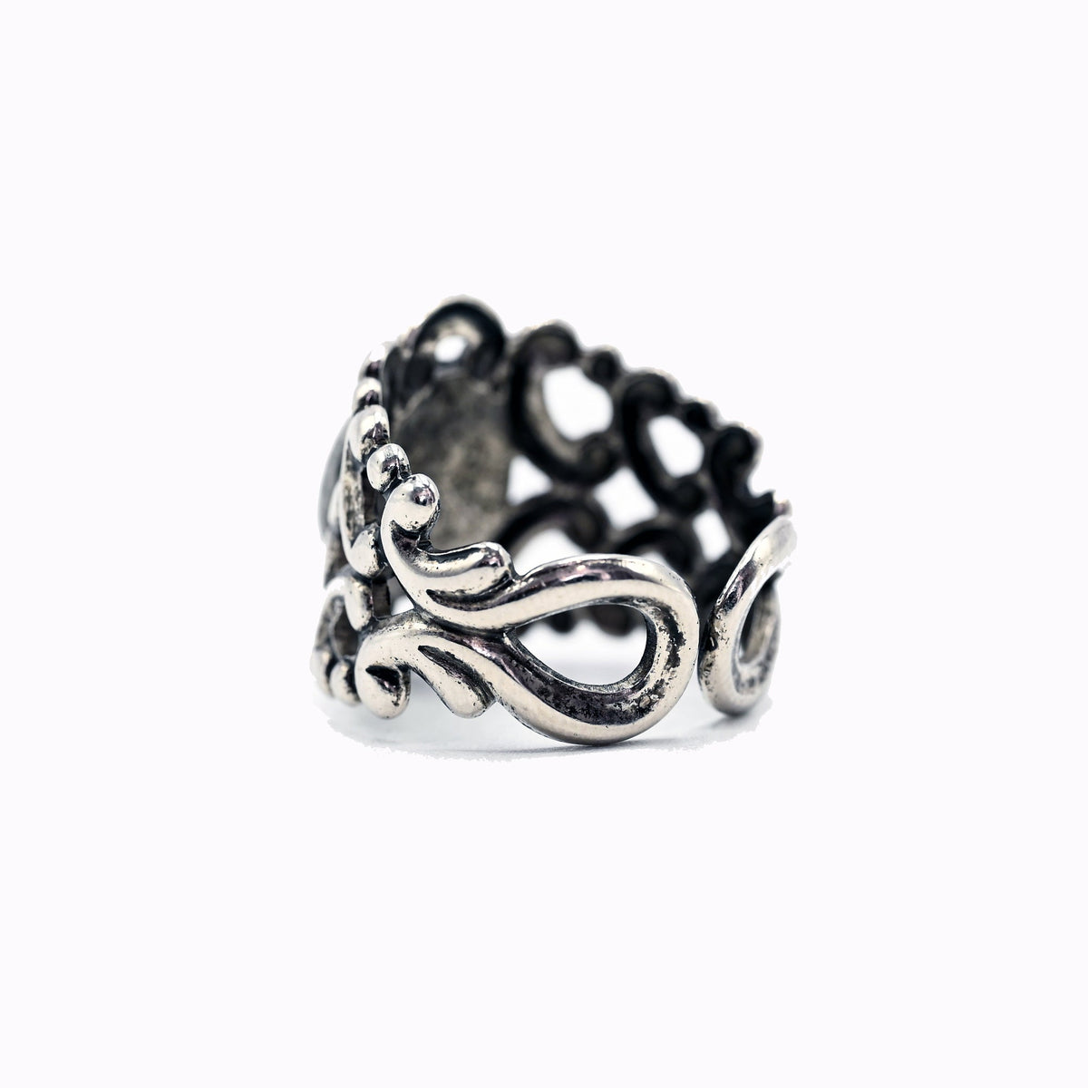 Romantic Scroll Rings