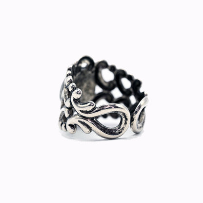 Romantic Scroll Rings