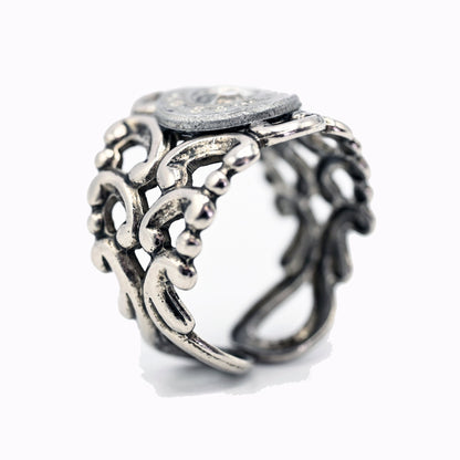 Romantic Scroll Rings