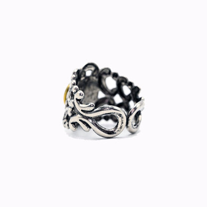 Romantic Scroll Rings