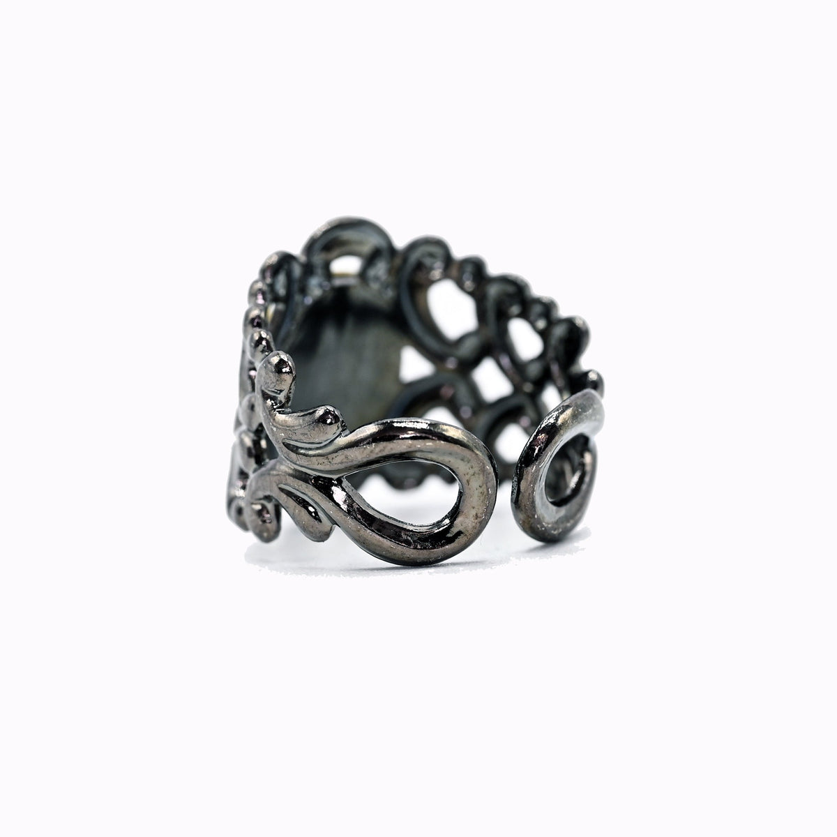 Romantic Scroll Rings