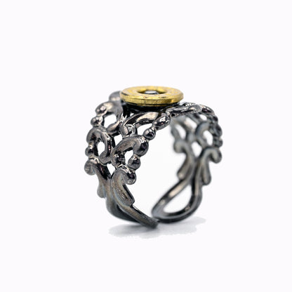Romantic Scroll Rings