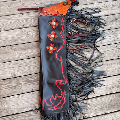 Adult Small Bull Riding Chaps