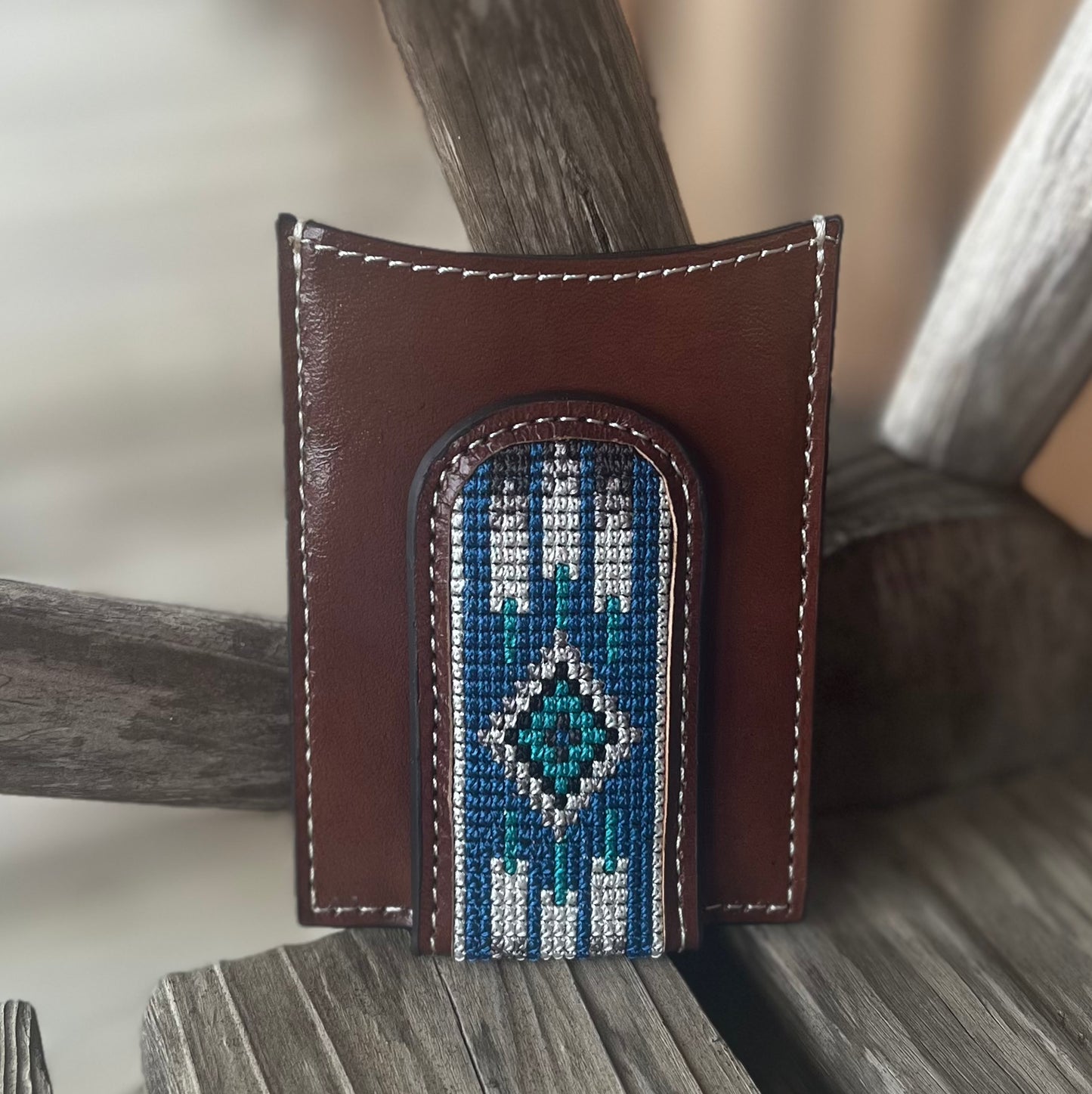 Blue Southwestern Money Clip | Ariat