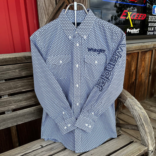 Blue Patterned Logo | Wrangler Boys