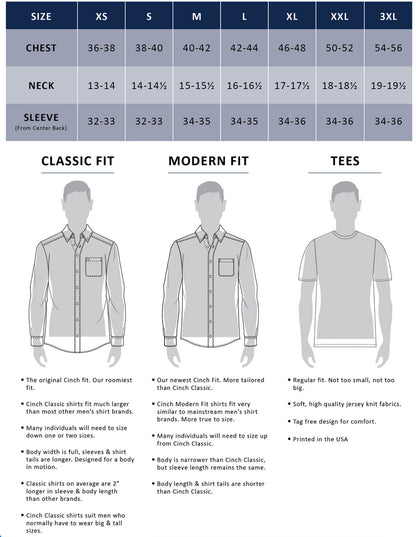 Charcoal Classic Tee | Cinch Mens