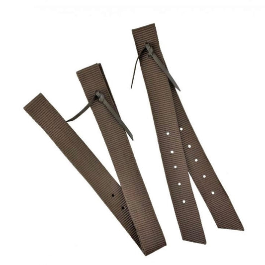 Brown Tie Strap & Off Billet Set