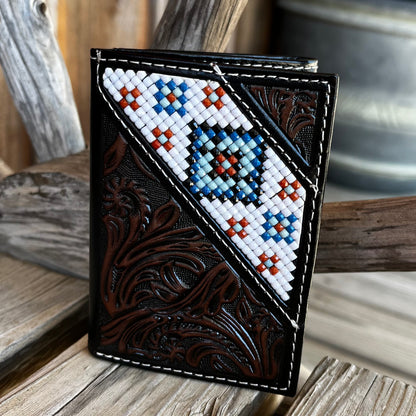 Beaded Bi-Fold