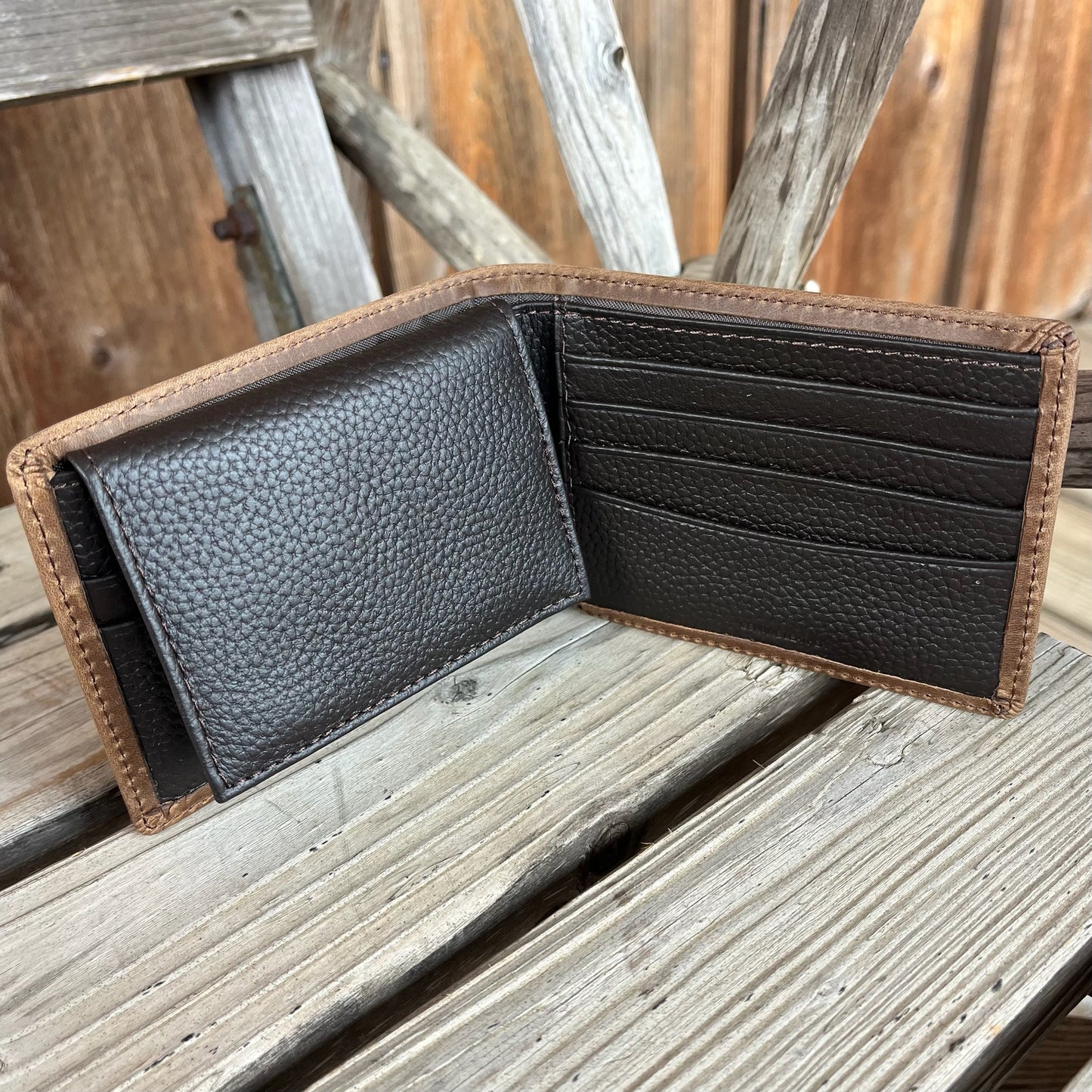 Brown Bi-Fold Wallet
