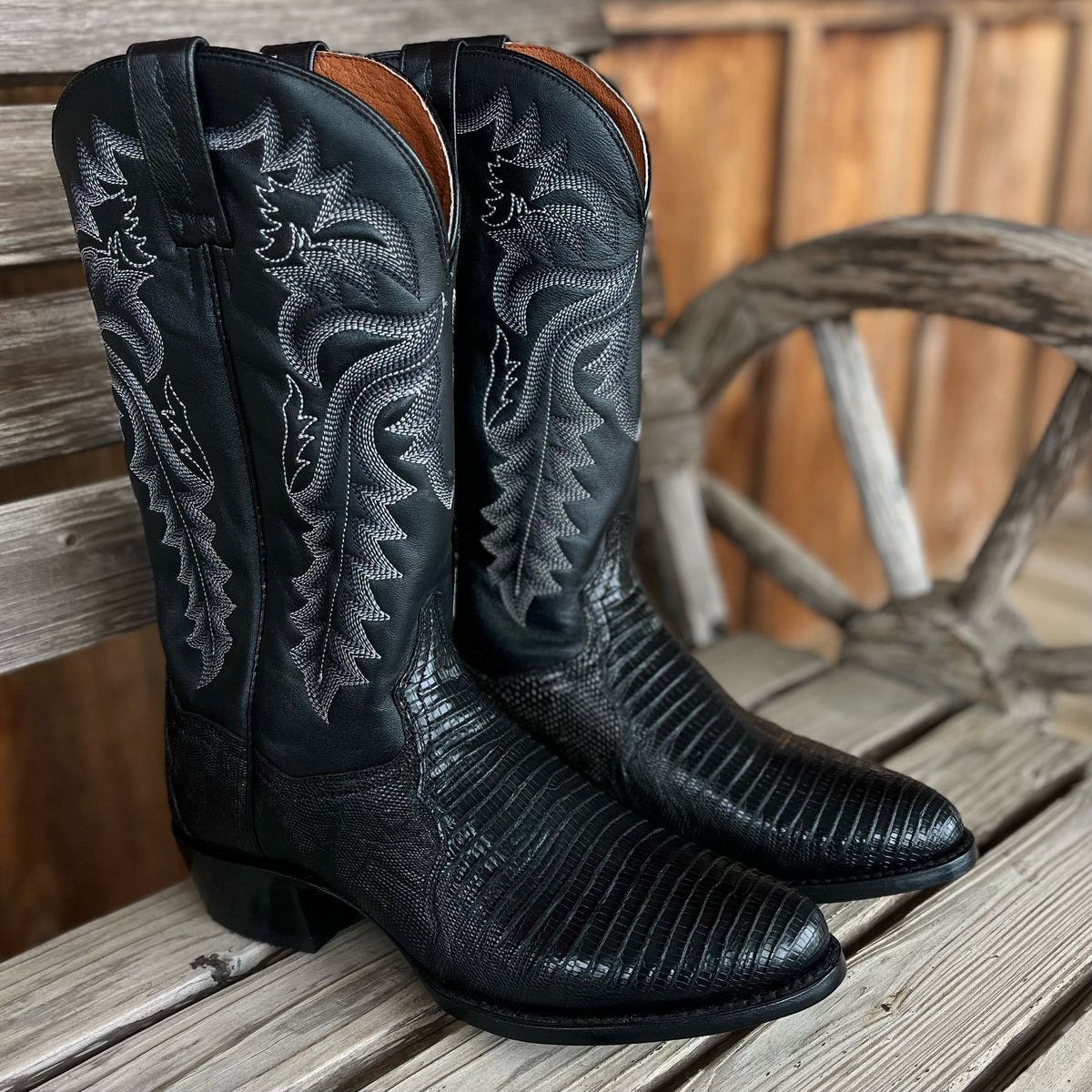 El Paso Dan Post Cowboy Boots Women’s Western Size 7 M Winston Lizard READ Winston Lizard | Dan Post – Summerdale Western Store main image 4