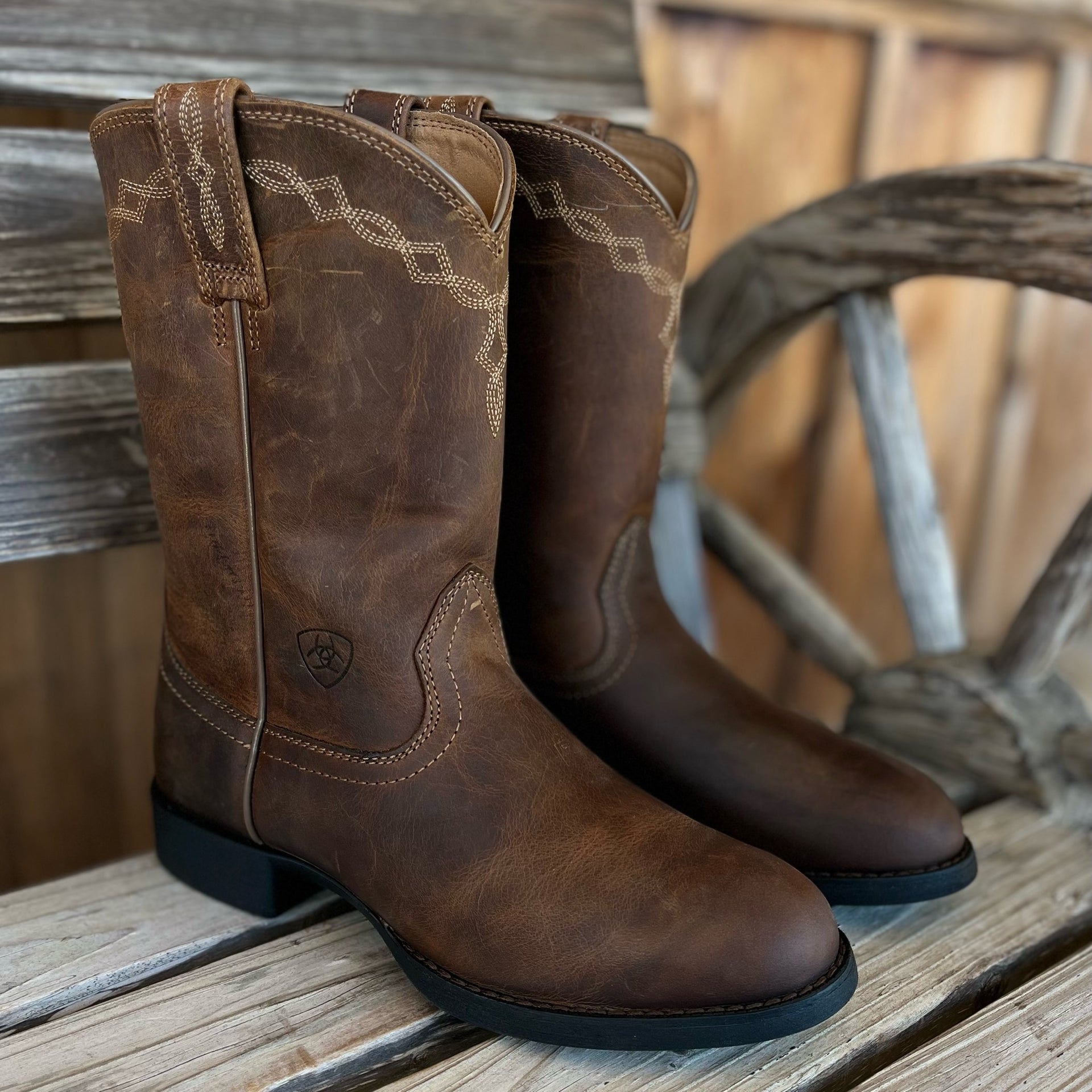 Bottes d'équitation western Ariat HERITAGE ROPER marron - 41,5 (7,5 UK Bottes d'équitation western Ariat HERITAGE ROPER marron - 41,5 (7,5 UK