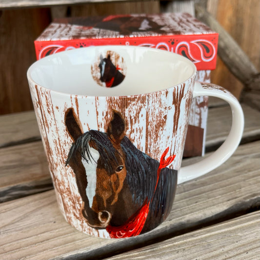 Bandana Horse Mug