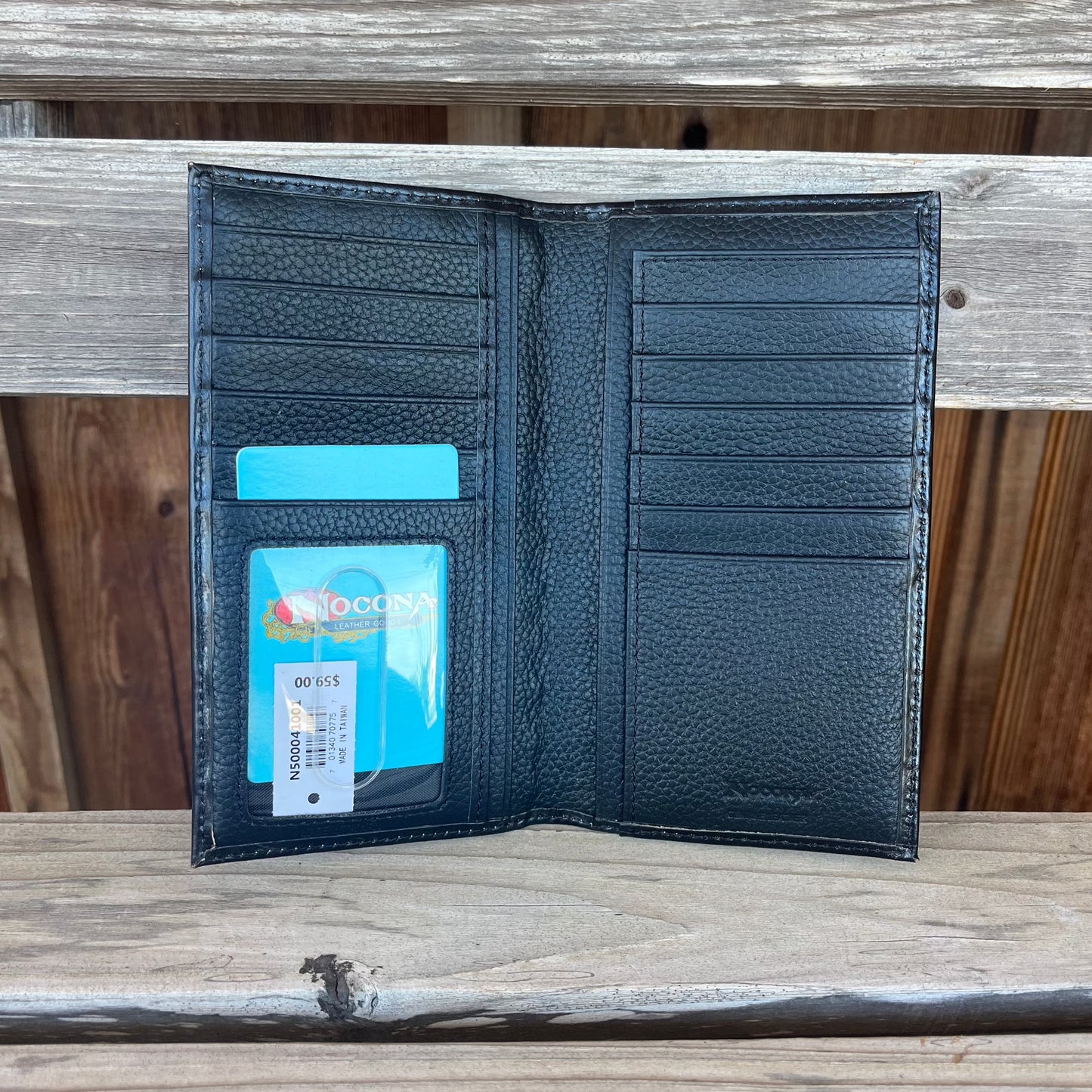 Blue Tapestry Rodeo Wallet
