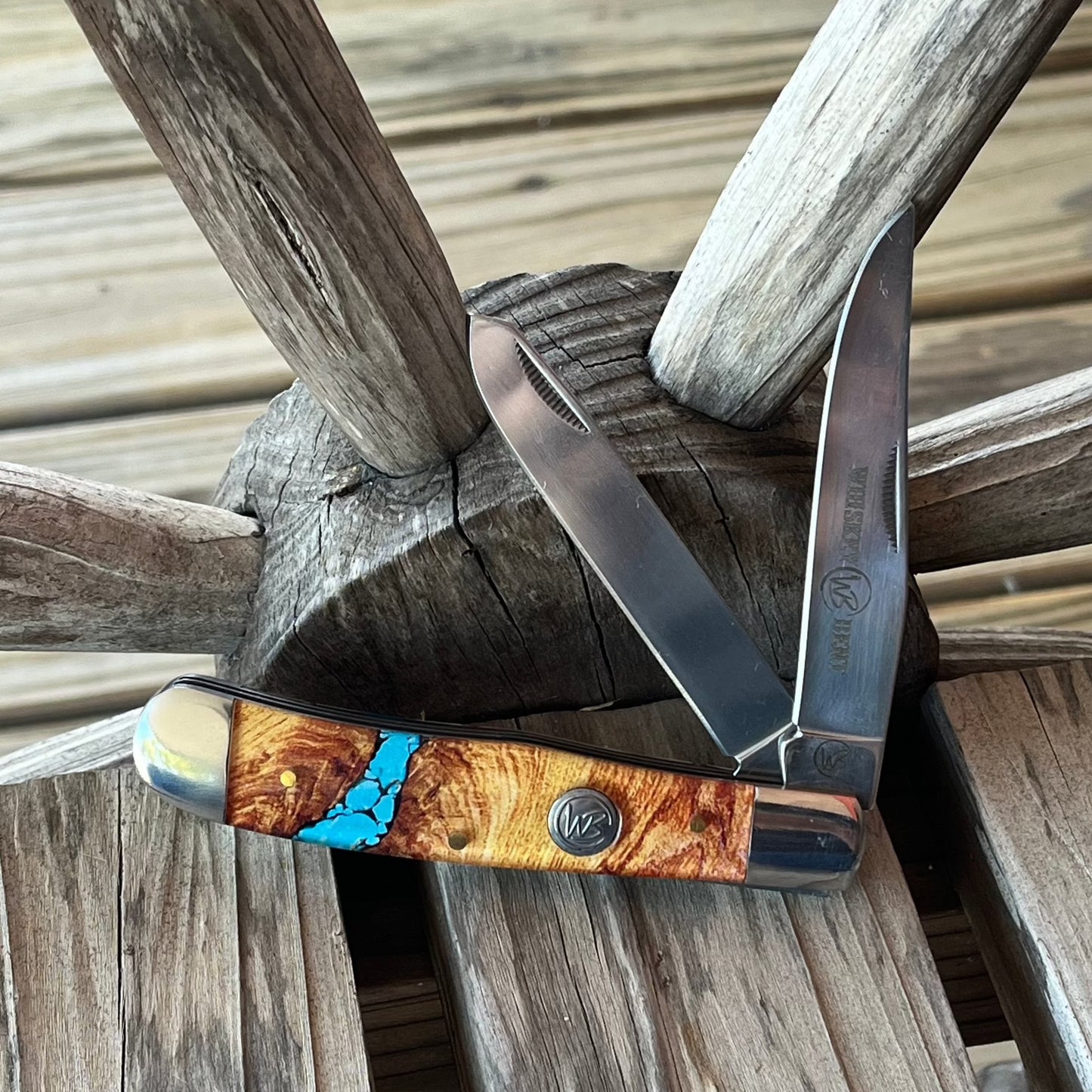 River Marble Trapper Knife