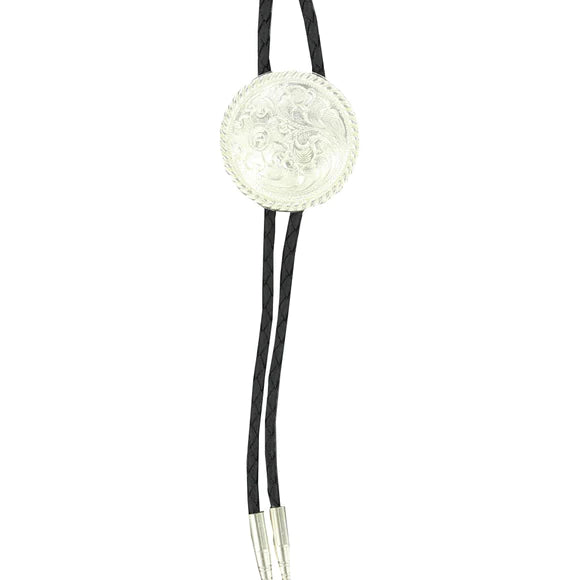 Silver Round Polished Bolo