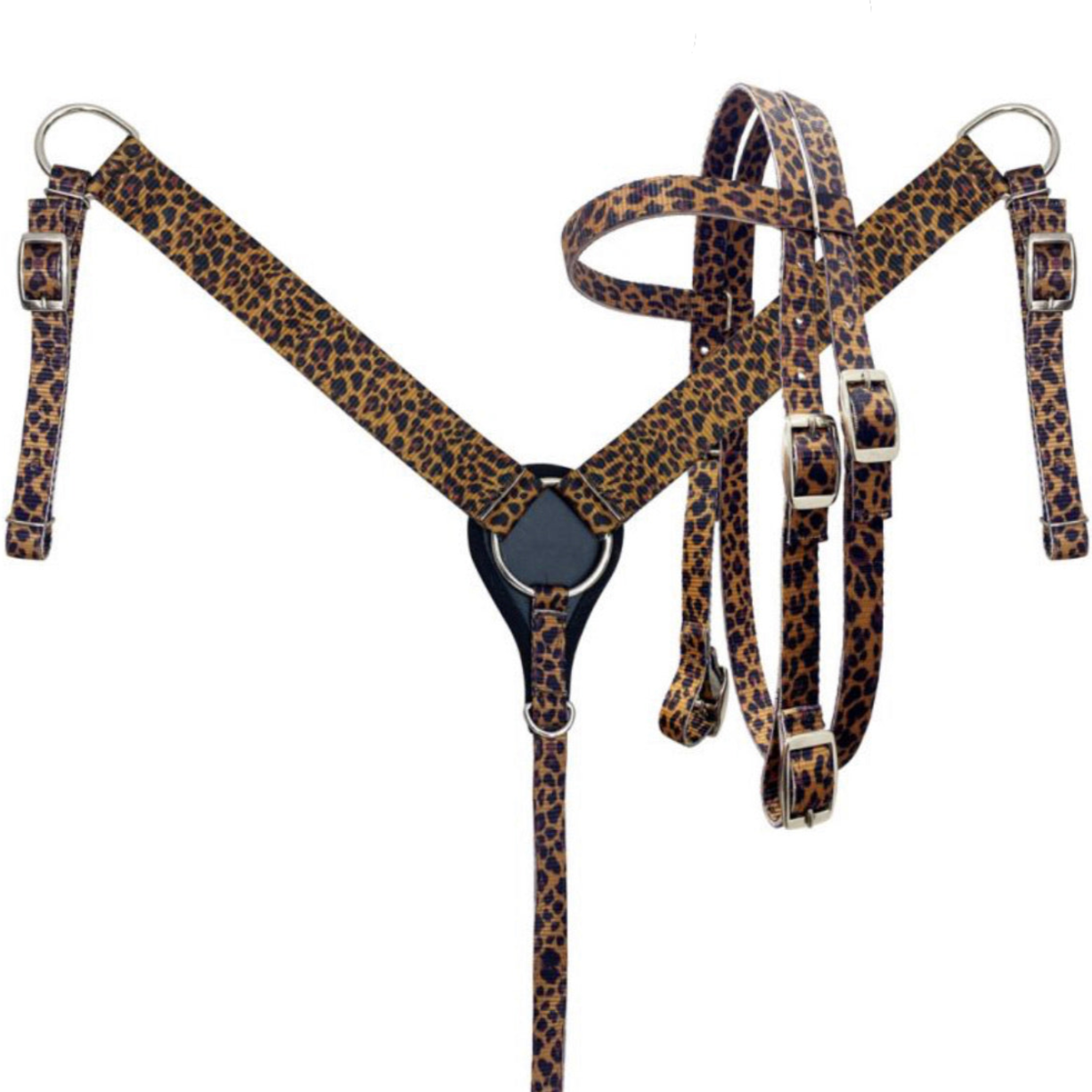 Cheetah Nylon Pony Tack Set