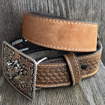 Brown Basket Weave | 3D Belt Co.