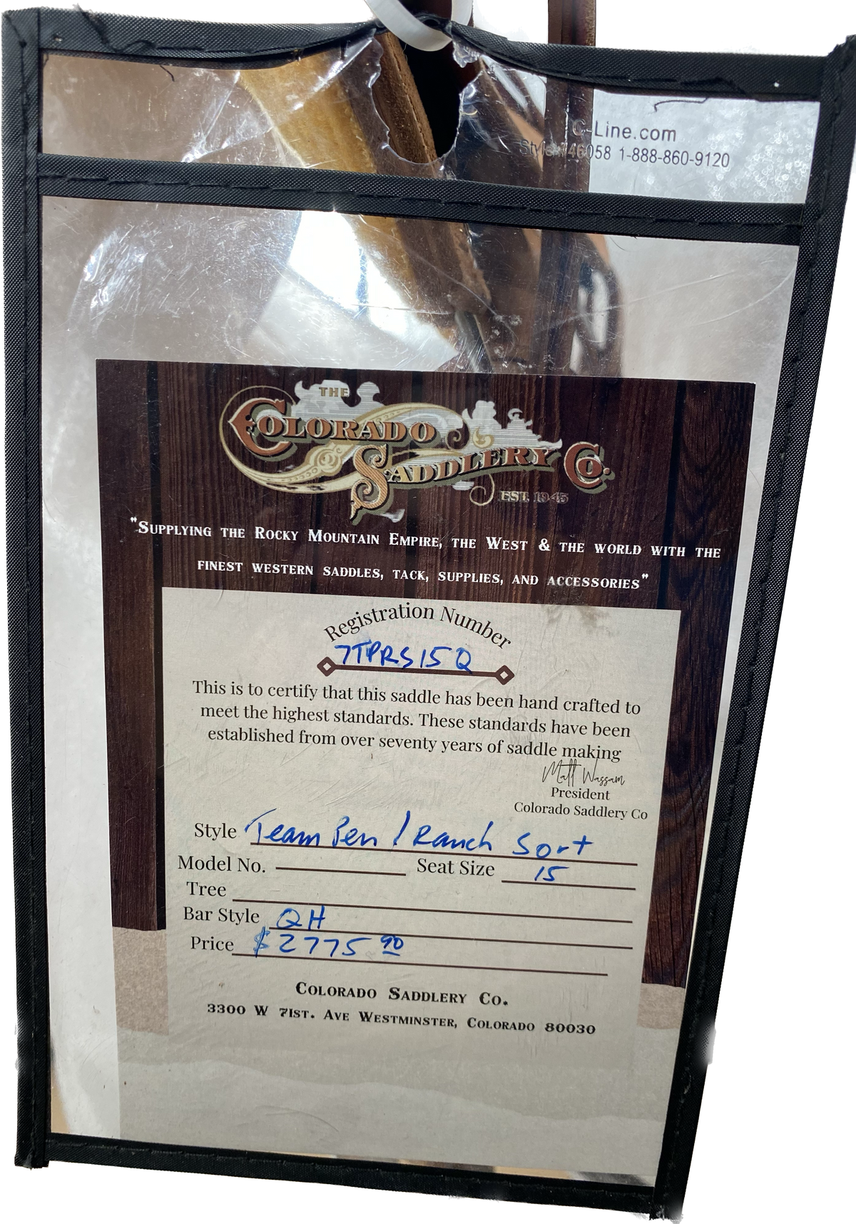 15" Team Pen/Ranch Sort | Colorado Saddlery