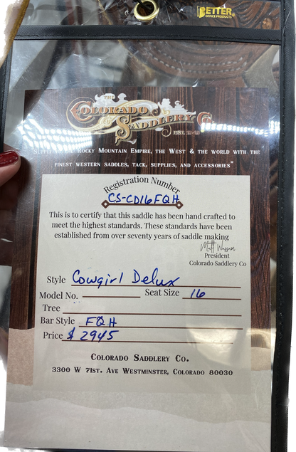 16" Cowgirl Deluxe | Colorado Saddlery