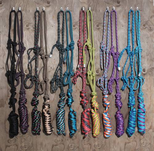 Multi-Colored Rope Halter