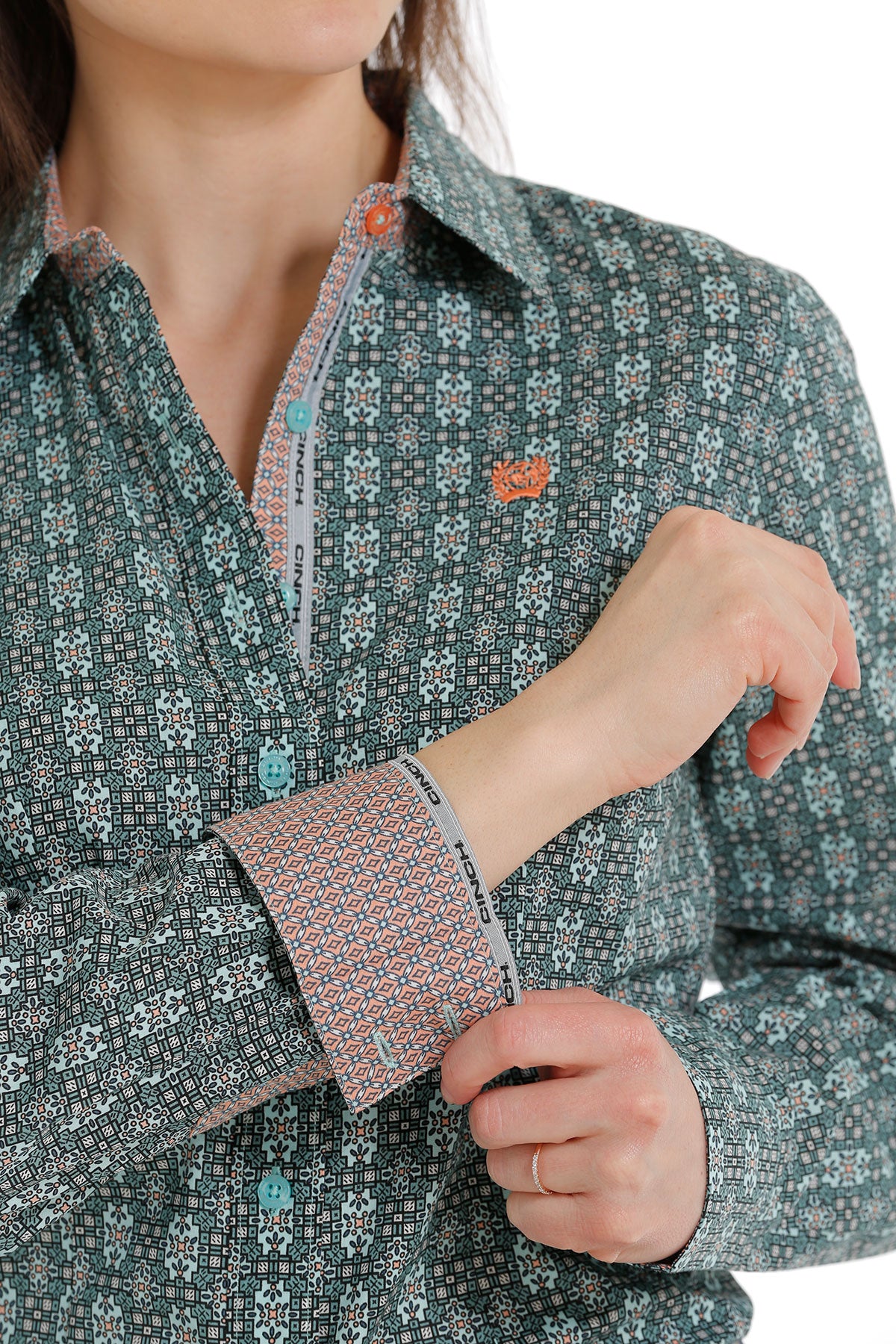 Teal Patterned | Cinch Womens