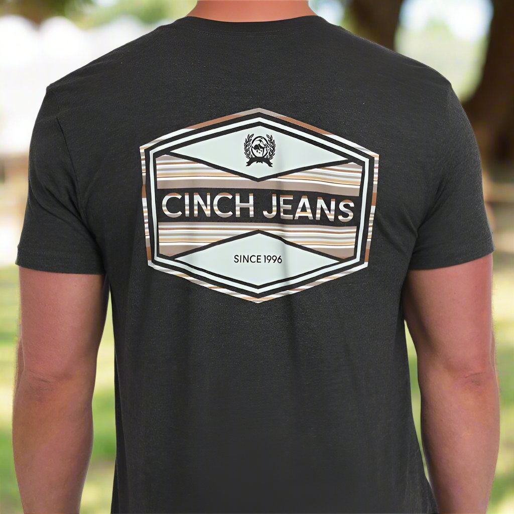 Black Logo Tee | Cinch Mens