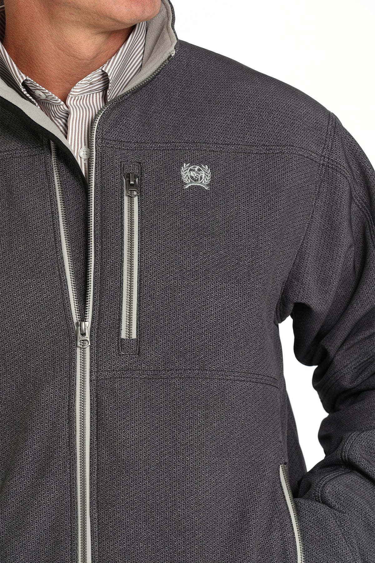 Charcoal CC Bonded Jacket | Cinch Mens