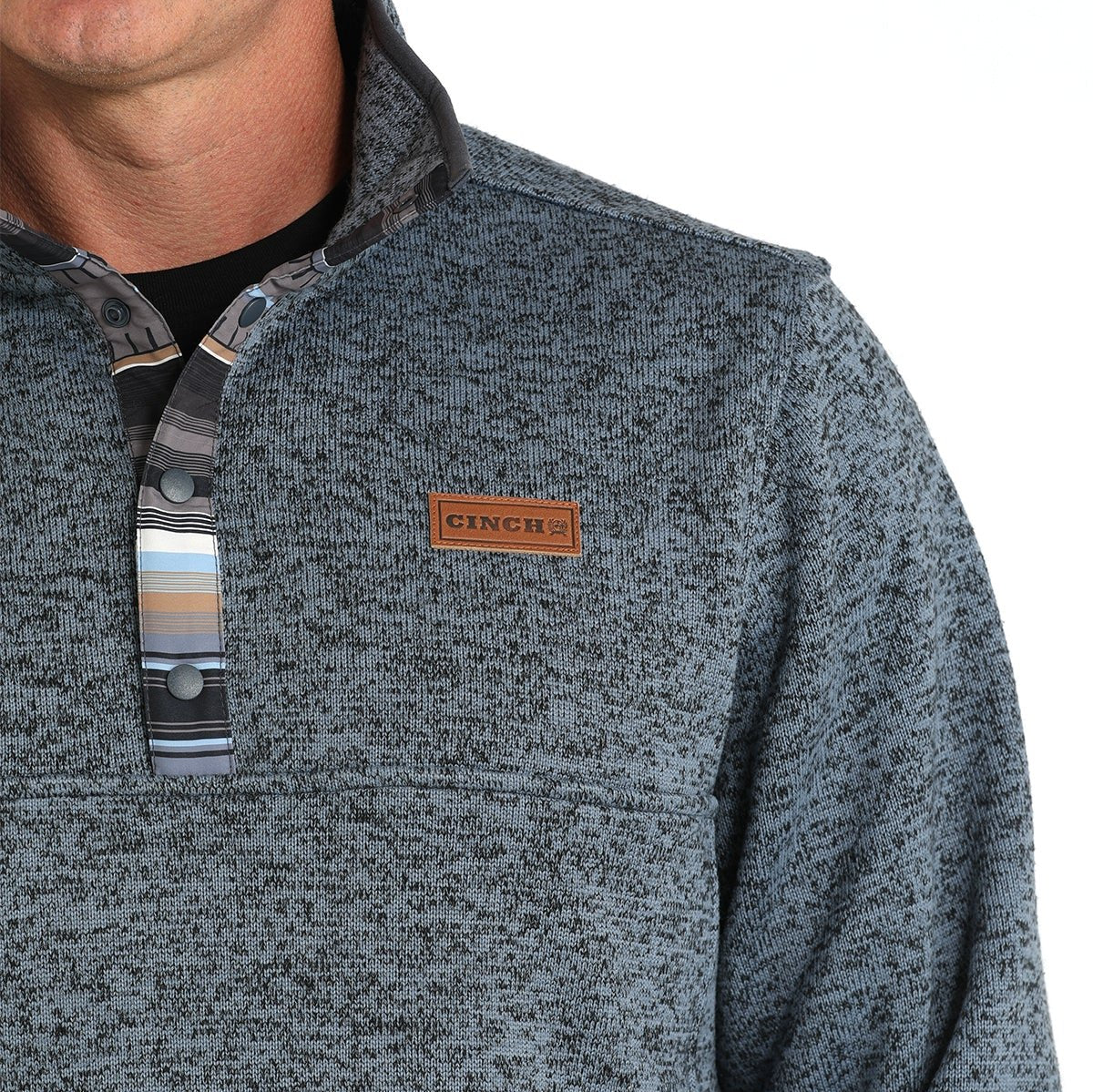 Heather Blue Pullover | Cinch Mens