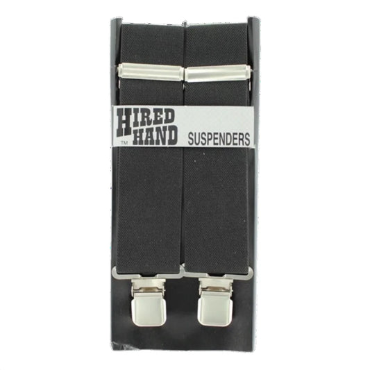 Black Hired hand Suspenders