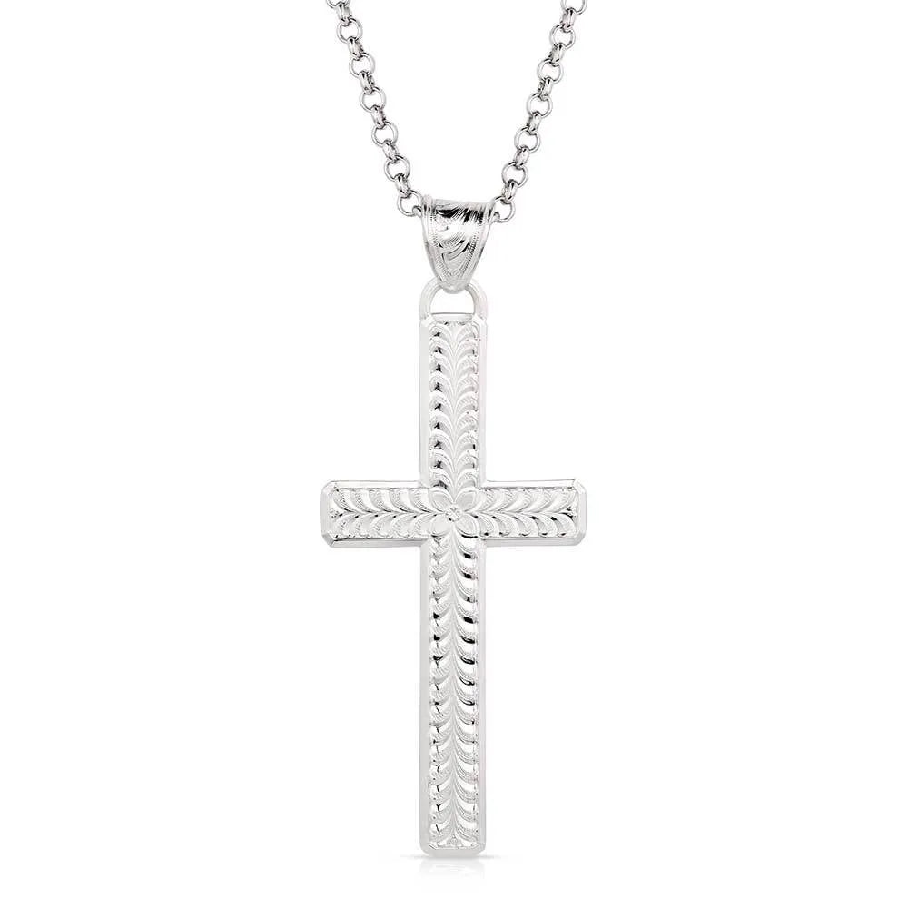 Brilliant Belief Cross Necklace