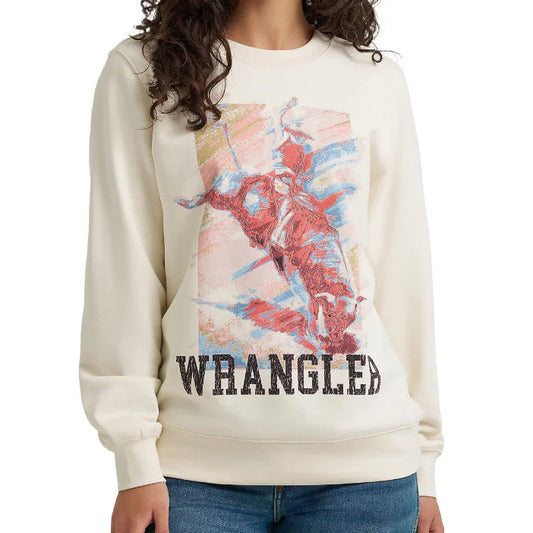 Bucking Pastelly Sweatshirt | Wrangler Womens