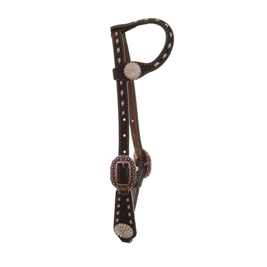 Cream Buckstitch Headstall