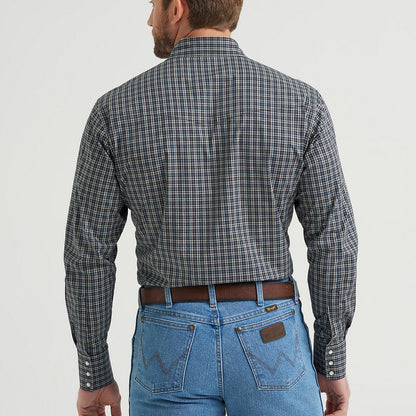 Black Plaid Wrinkle Release | Wrangler Mens
