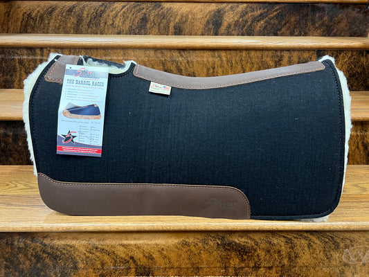 7/8" Black 30x28 Fleece Lined