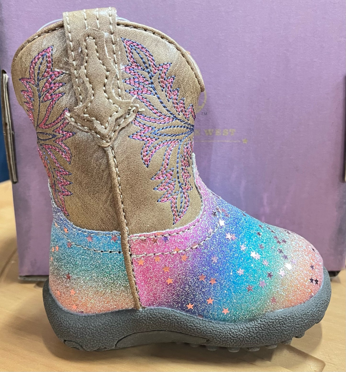 Glitter Rainbow Boot| Roper Infant
