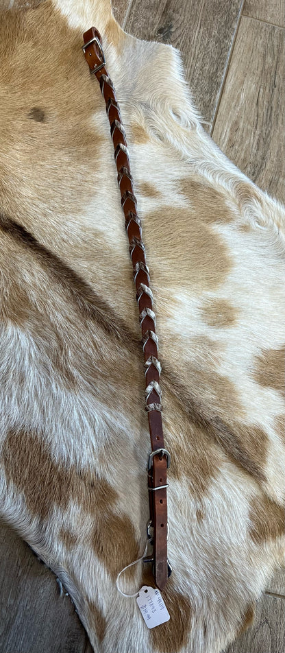 Cowhide Laced Wither Strap