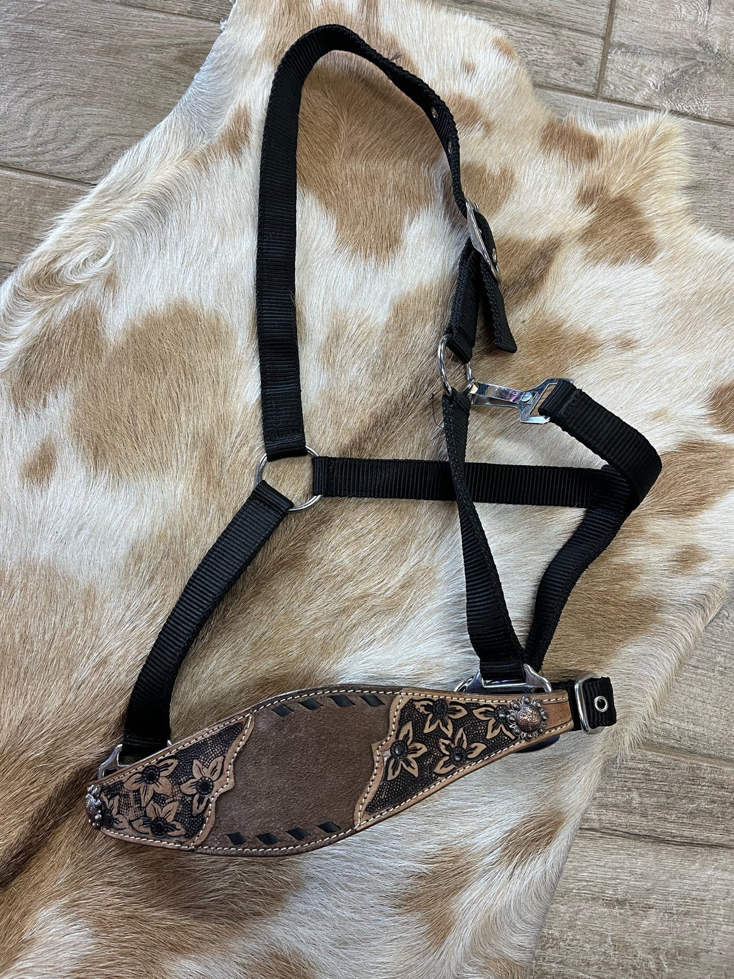 Floral Tooled Bronc Halter